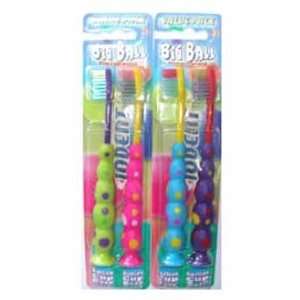  2 Pk Iodent Big Ball Toothbrush Case Pack 36 Beauty