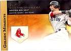 2012 Topps Series 1 DUSTIN PEDROIA Golden Moments Auto Red Sox  