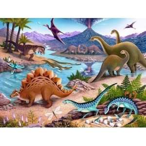  Dinosaurs Jigsaw Puzzle 60pc Toys & Games
