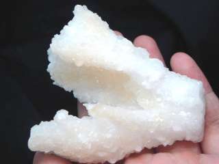Fascinating Fresh Snow white Hydrozincite Crystal  
