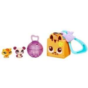  Littlest Pet Shop LPS Teensies Safari (Bear and Cat) Toys 