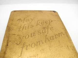 Gold Plated WW II Heart Shield Bible http//www.auctiva/stores 
