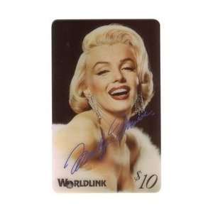 Marilyn Collectible Phone Card $10 Marilyn Monroe (Regular Issue 