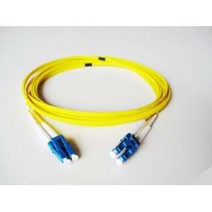  Fiber Patch LC/LC Duplex 9/125 Single Mode Cable (1Meter 