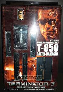 Terminator 3 Rise of the Machines T 850 Battle Damaged 1/12 Figure 