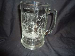 Long John Silvers The Pinta Glass Beer Mug  