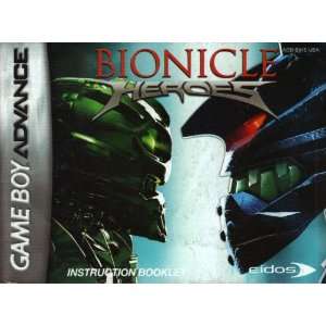 Bionicle Heroes GBA Instruction Booklet (Game Boy Advance Manual Only 