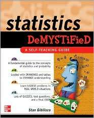 Statistics Demystified, (0071431187), Stan Gibilisco, Textbooks 