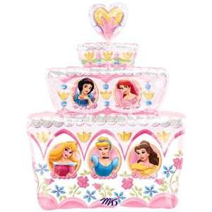  Princess Birthday Cake Super Shape Flat (1 per package 