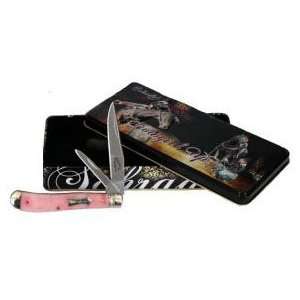  Schrade Cowgirl Up Knife in Tin Case