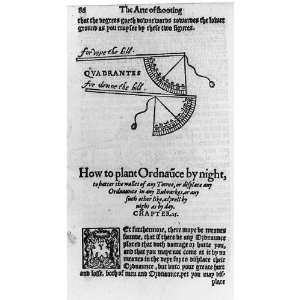 Art of Shooting in Great Ordinance,William Bourne,1587,London,Thomas 