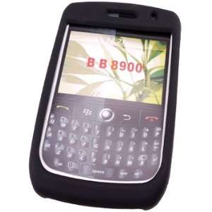  Black Silicone Skin Case For BlackBerry Curve 8900 Cell 