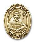 st benedict medal gold  