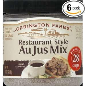 Orrington Farms All Natural, Restaurant Style Au Jus Granular, 6 Ounce 