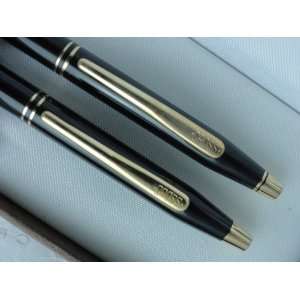   Edition Classic Century Black and 23k Pen & 0.5MM Lead Pencil Set