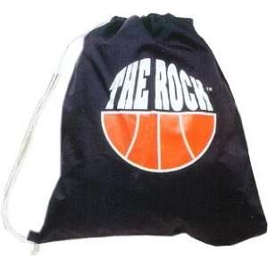   ROCK TOTE Tote Bag with Large The Rock Logo Gray/Black Sports