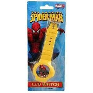  Spiderman LCD Watch with Black Band 