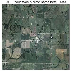    Aerial Photography Map of Clio, Iowa 2011 IA 