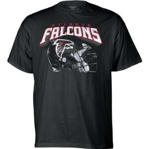  Atlanta Falcons Black The Big Helmet T Shirt Sports 