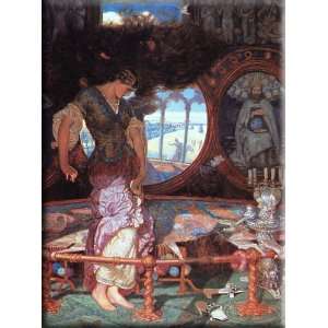 The Lady of Shalott 22x30 Streched Canvas Art by Hunt, William Holman