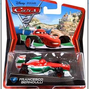 Disney Pixar CARS 2 FRANCESCO BERNOULLI #4 Long Card 027084964035 