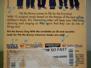   THE BUNNY Sing With Me Childrens MOVIE VHS Tape 074645509839  