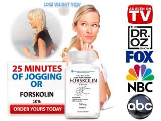 Dr.Oz Forskolin Coleus 10% PURE Powder 100 mg Advanced Weight Loss 