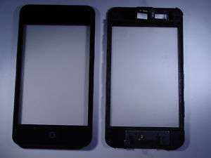 iPod Touch 3rd Gen Front Glass Digitizer Screen + Frame + Home Button 
