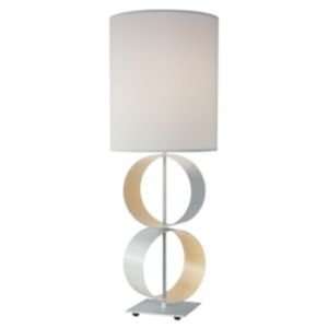  Fire Farm, Inc R149471 OH Table Lamp , Finish White with 