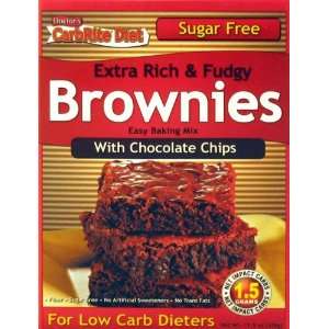 Doctors Carbrite Diet   Chocolate Chip Brownie Mix, Sugar Free 11 Oz