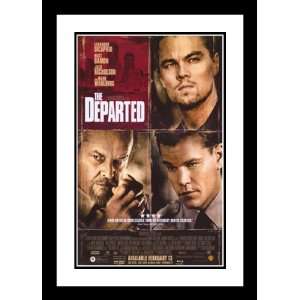  The Departed 32x45 Framed and Double Matted Movie Poster 