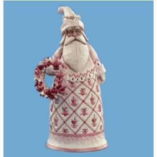  Red Toile Santa Bell