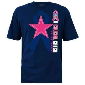  Dallas Cowboys Mens Breast Cancer Awareness T shirt 