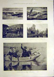   SHIPPING TODAY 1902 Pictures Royal Academy Old Print Fine Art