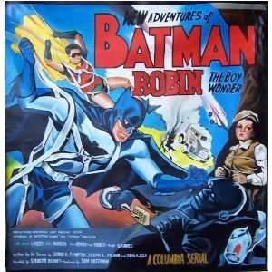  Batman & Robin Original Comics Movie Poster Painting Oil 