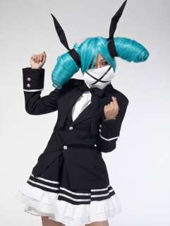 Includes shirt, jacket, skirt, tie, mask, head accessory
