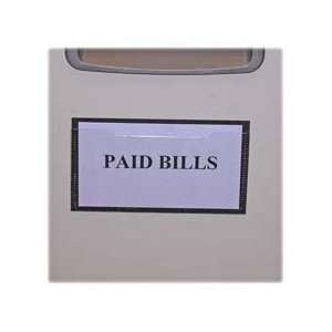  Label holders are easy to remove or reposition. Label holders include