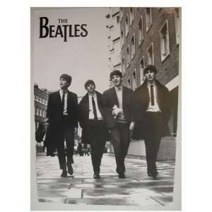  The Beatles Poster Early Black and White Walking 