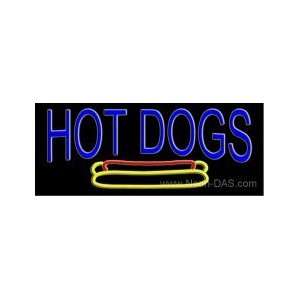  Hot Dogs Outdoor Neon Sign 13 x 32