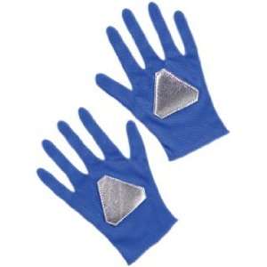  Childrens Blue Ranger Costume Gloves Toys & Games