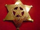 Brass Texas Ranger Co. A circle star Badge  