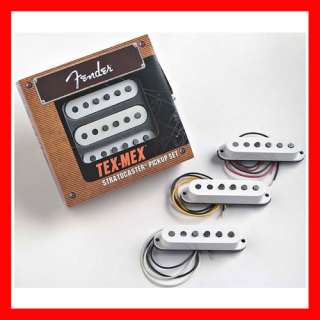Fender Tex Mex Pickups Set of 3 NEW Stratocaster Strat 717669496319 