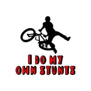  Biker BMX Extreme I Do My Own Stunts Card Health 