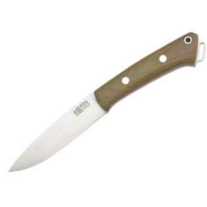 Bark River Knives 137MGC Northstar Fixed Blade Knife with Green Canvas 