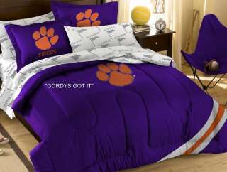 COLLEGE TWIN COMFORTER/SHAMS *EMBROIDERED* *MORE TEAMS*  
