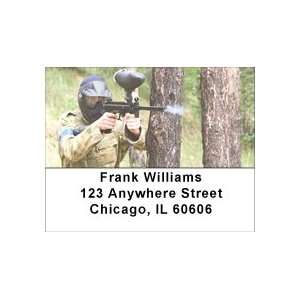  Paintball Wars Address Labels