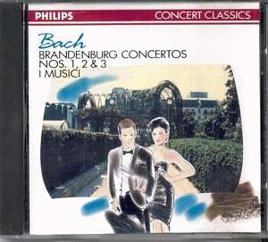 BACH BRANDENBURG CONCERTOS NOS. 1, 2 & 3/I MUSICI  CD 028942697027 