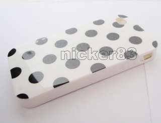   big dot tpu skin cover case for iphone 4 4g color black white blue red