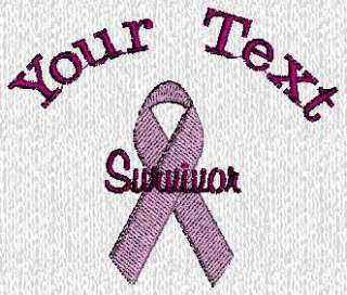 Embroidered Christian Breast Cancer Survivor T shirt  