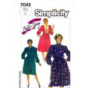  Simplicity 7053 Sewing Pattern Misses Dress Bodice 